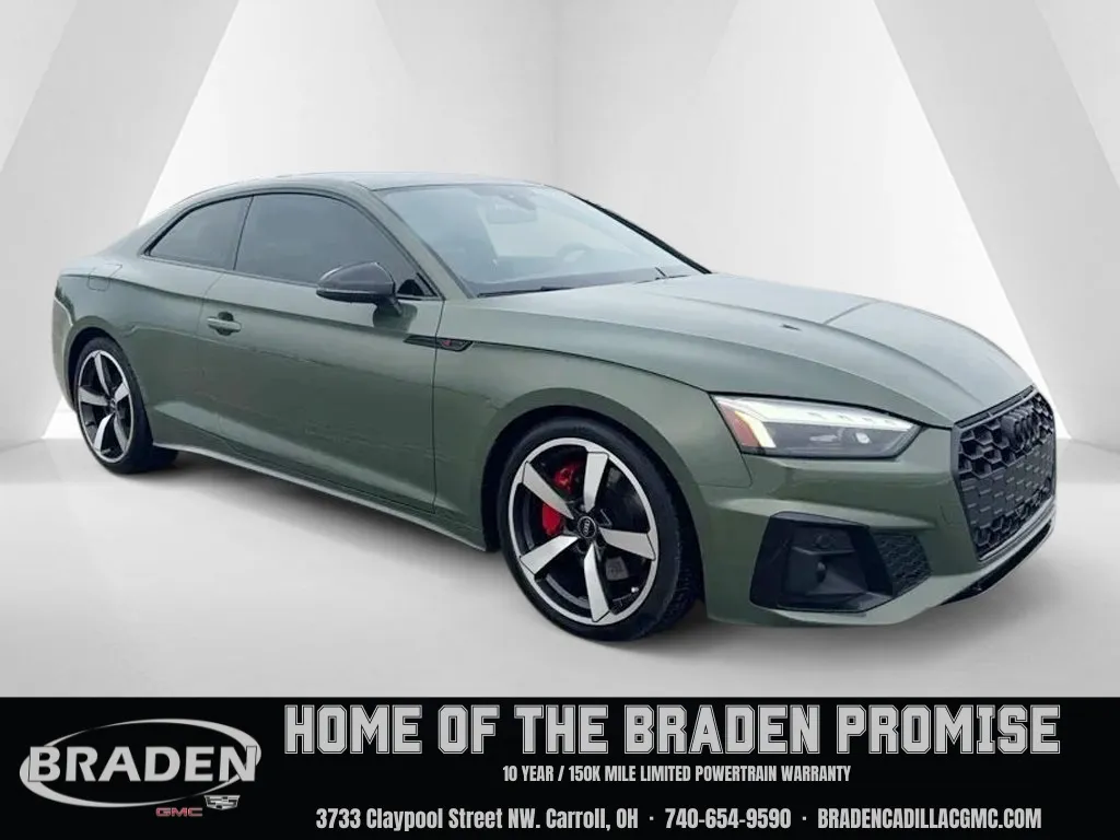 Green 2022 Audi A5 45 S line Premium Plus for sale in Carroll, OH