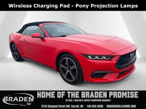 Red 2024 Ford Mustang EcoBoost Premium for sale in Carroll, OH