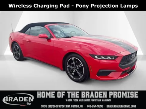Red 2024 Ford Mustang EcoBoost Premium for sale in Carroll, OH