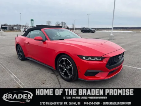 Red 2024 Ford Mustang EcoBoost Premium for sale in Carroll, OH