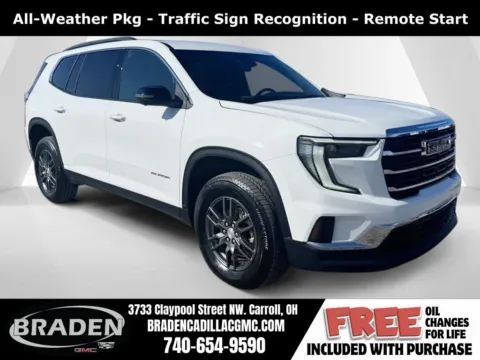 White 2026 GMC Acadia Elevation for sale in Carroll, OH