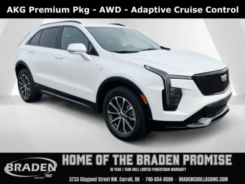 White 2025 Cadillac XT4 Sport for sale in Carroll, OH