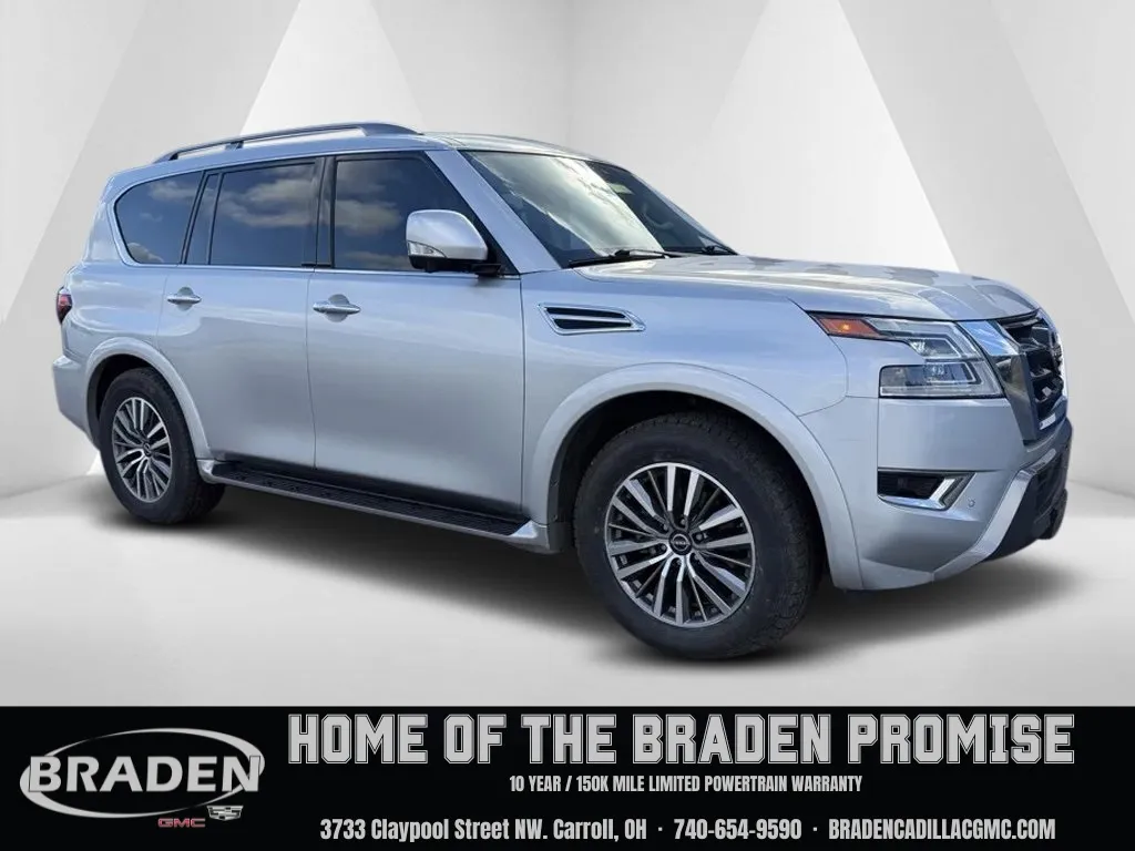Silver 2023 Nissan Armada SL for sale in Carroll, OH