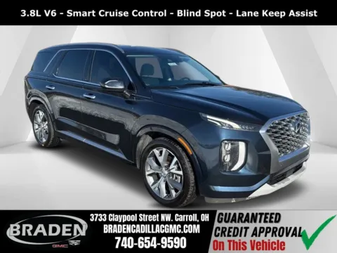 Blue 2021 Hyundai Palisade Limited for sale in Carroll, OH
