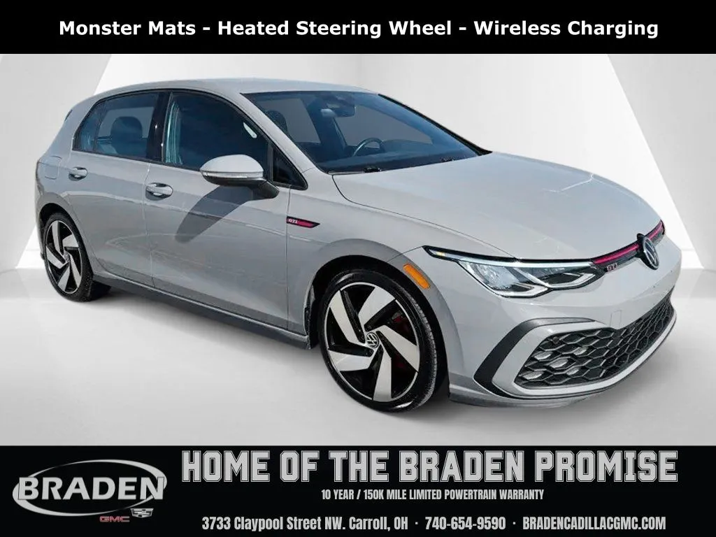 Gray 2022 Volkswagen Golf GTI 2.0T S for sale in Carroll, OH