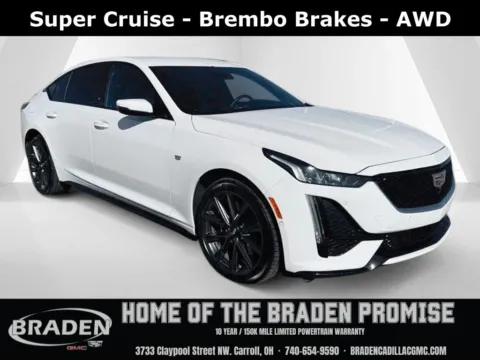 White 2024 Cadillac CT5 Sport for sale in Carroll, OH