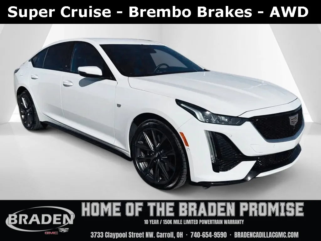 White 2024 Cadillac CT5 Sport for sale in Carroll, OH