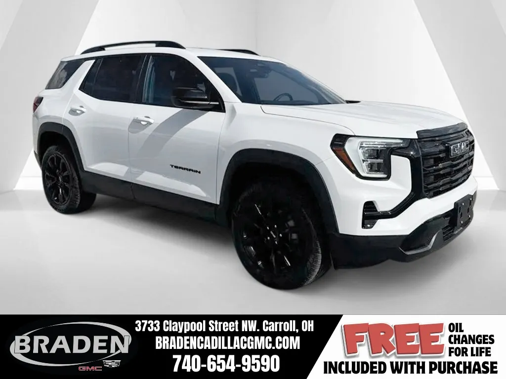 White 2026 GMC Terrain Elevation for sale in Carroll, OH