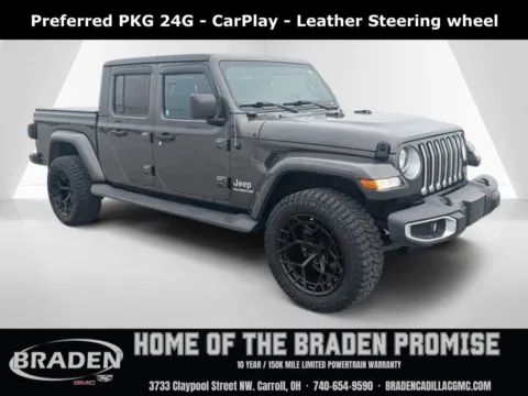 Gray 2021 Jeep Gladiator Overland for sale in Carroll, OH