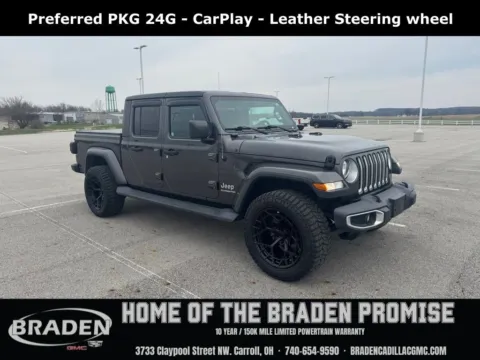 Gray 2021 Jeep Gladiator Overland for sale in Carroll, OH