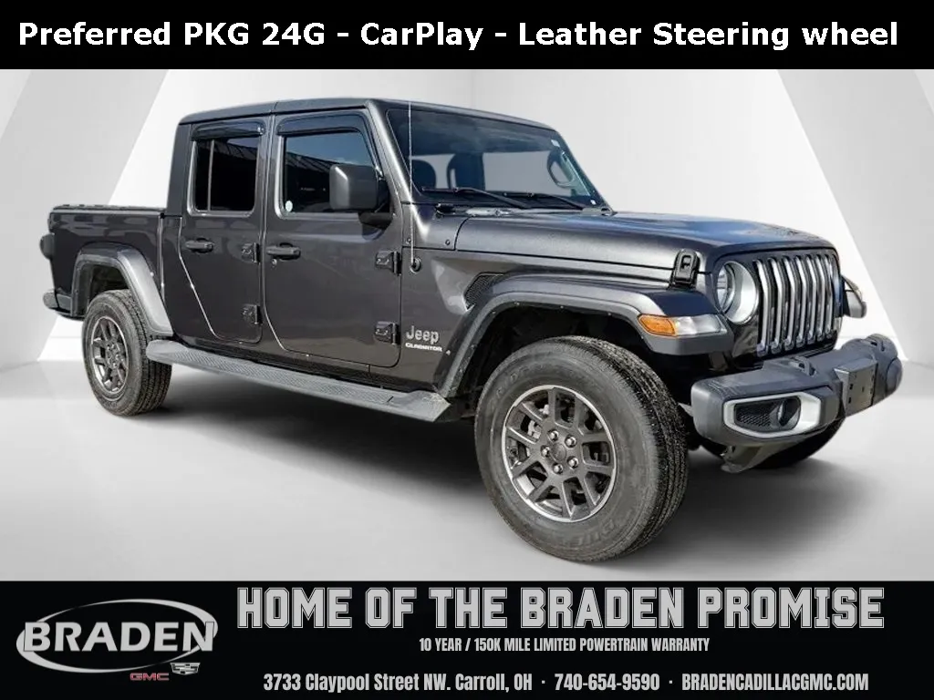 Gray 2021 Jeep Gladiator Overland for sale in Carroll, OH