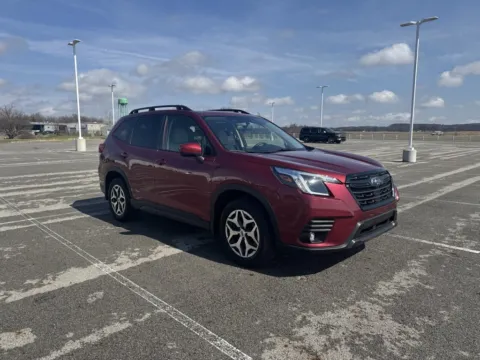 Red 2024 Subaru Forester Premium for sale in Carroll, OH
