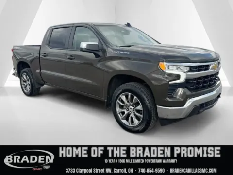 Brown 2023 Chevrolet Silverado 1500 LT for sale in Carroll, OH