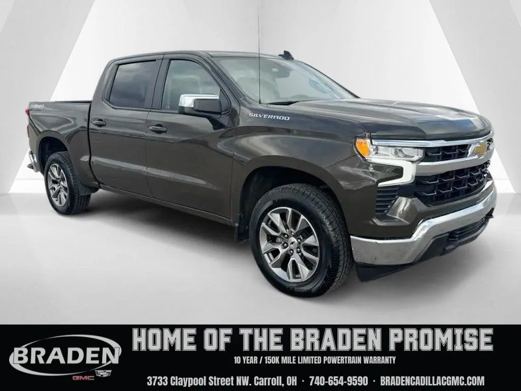 Brown 2023 Chevrolet Silverado 1500 LT for sale in Carroll, OH