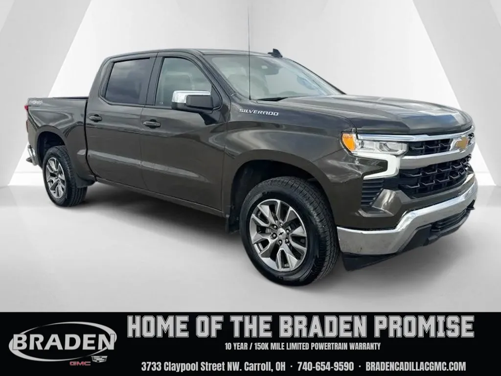 Brown 2023 Chevrolet Silverado 1500 LT for sale in Carroll, OH