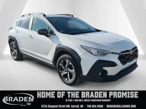 White 2024 Subaru Crosstrek Premium for sale in Carroll, OH