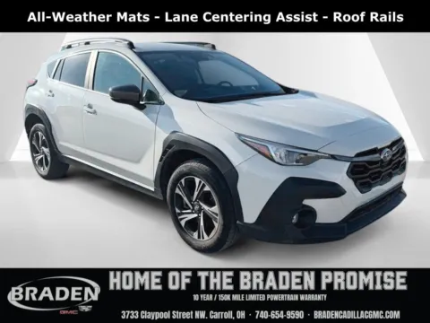 White 2024 Subaru Crosstrek Premium for sale in Carroll, OH