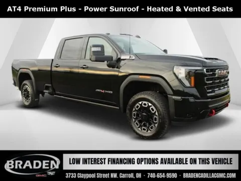 Black 2026 GMC Sierra 3500HD AT4 for sale in Carroll, OH