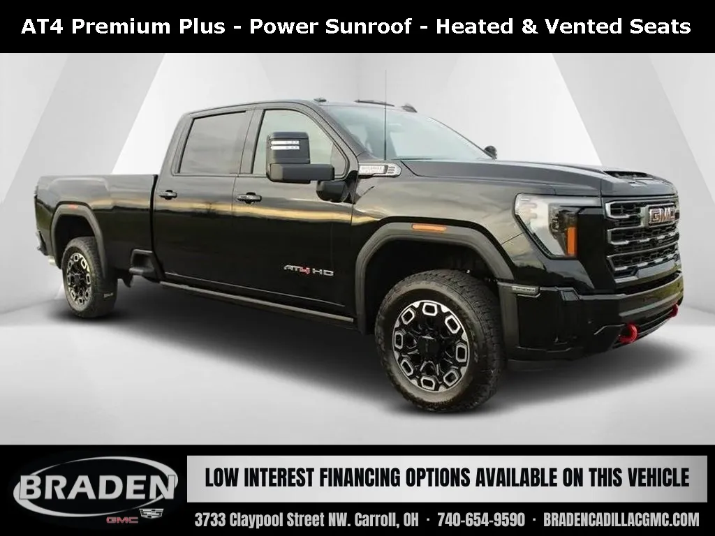 Black 2026 GMC Sierra 3500HD AT4 for sale in Carroll, OH