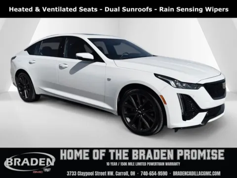 White 2024 Cadillac CT5 Sport for sale in Carroll, OH