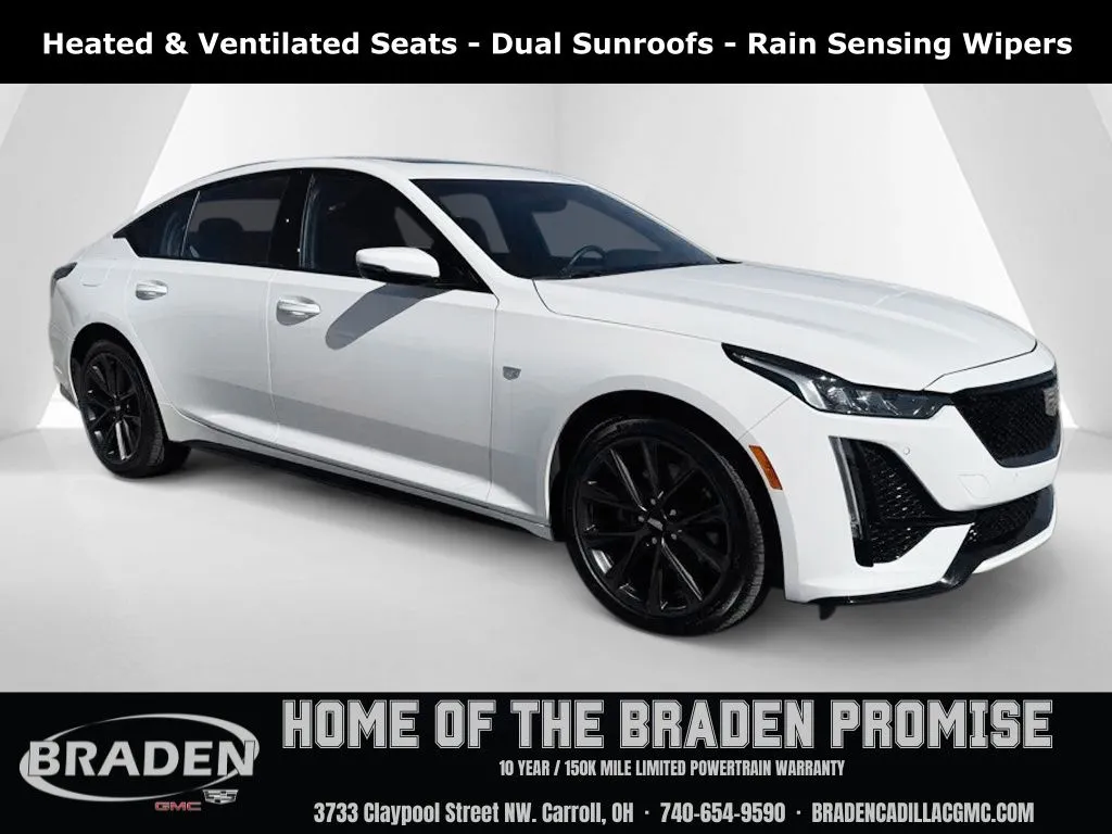 White 2024 Cadillac CT5 Sport for sale in Carroll, OH