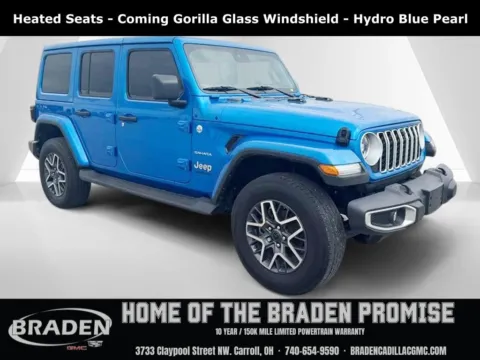 Gray 2024 Jeep Wrangler Sahara for sale in Carroll, OH