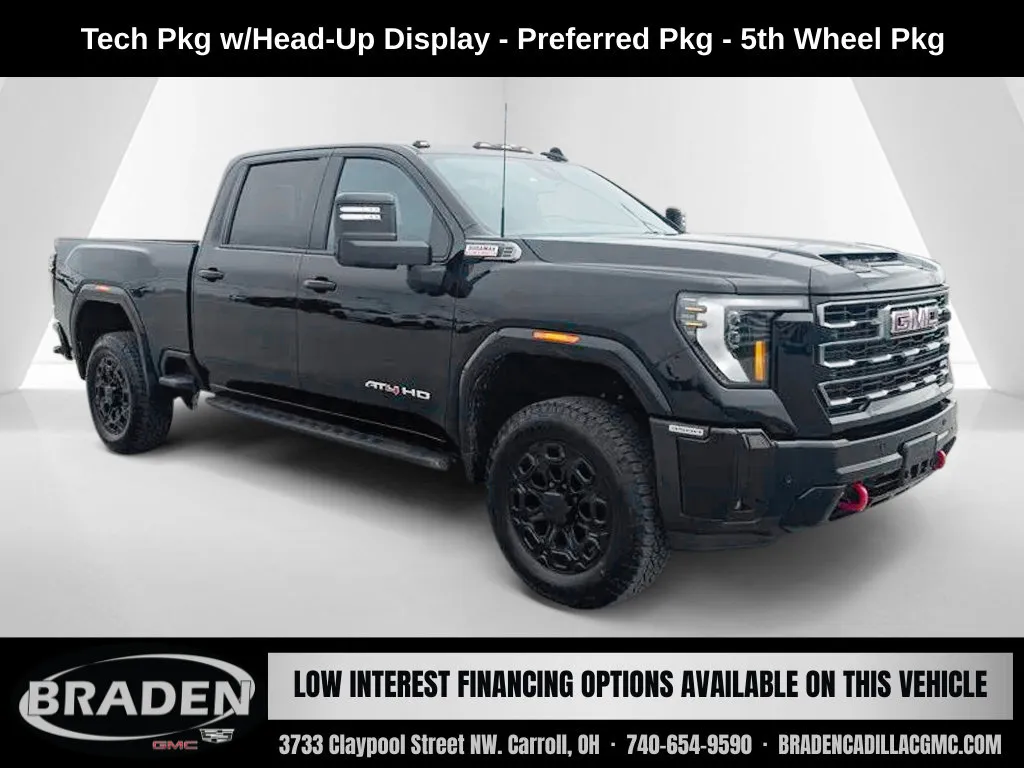 Black 2026 GMC Sierra 3500 HD AT4 for sale in Carroll, OH