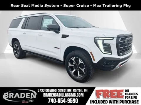 White 2026 GMC Yukon XL AT4 for sale in Carroll, OH