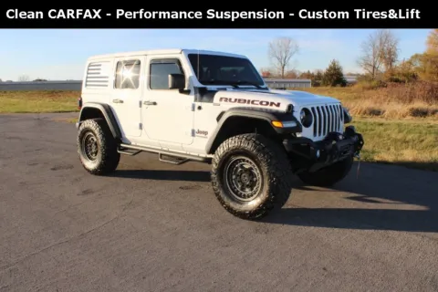 White 2020 Jeep Wrangler Unlimited Rubicon for sale in Carroll, OH