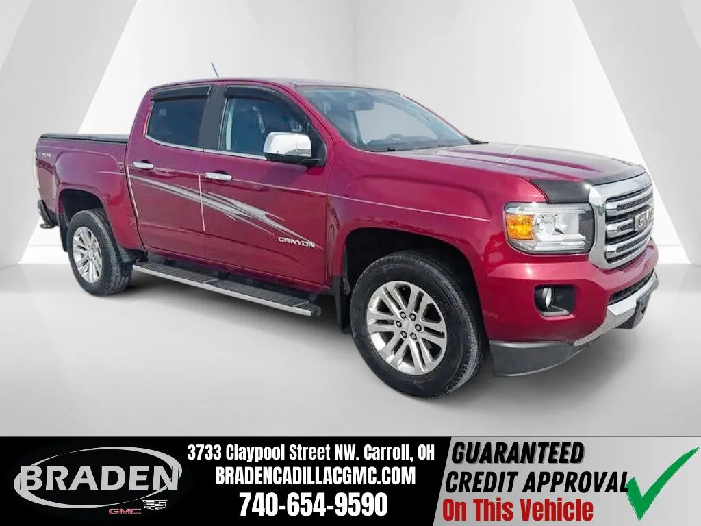 Red 2016 GMC Canyon SLT for sale in Carroll, OH