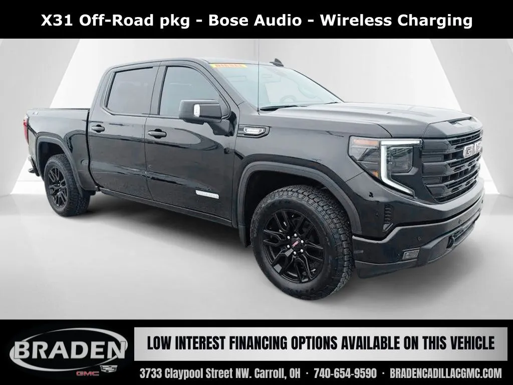 Black 2026 GMC Sierra 1500 Elevation for sale in Carroll, OH