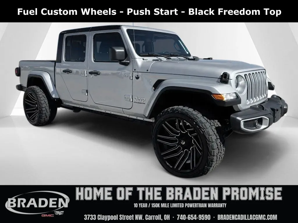 Silver 2023 Jeep Gladiator Overland for sale in Carroll, OH