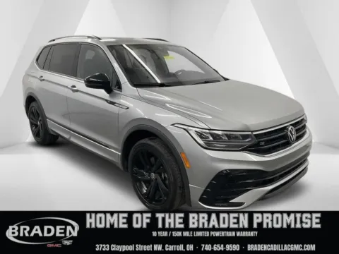Silver 2024 Volkswagen Tiguan 2.0T SE R-Line Black for sale in Carroll, OH