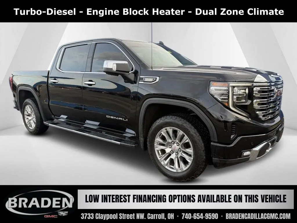Black 2022 GMC Sierra 1500 Denali for sale in Carroll, OH