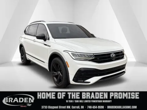 White 2024 Volkswagen Tiguan 2.0T SE R-Line Black for sale in Carroll, OH
