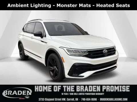 White 2024 Volkswagen Tiguan 2.0T SE R-Line Black for sale in Carroll, OH