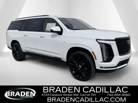 White 2026 Cadillac Escalade ESV Platinum Edition for sale in Carroll, OH