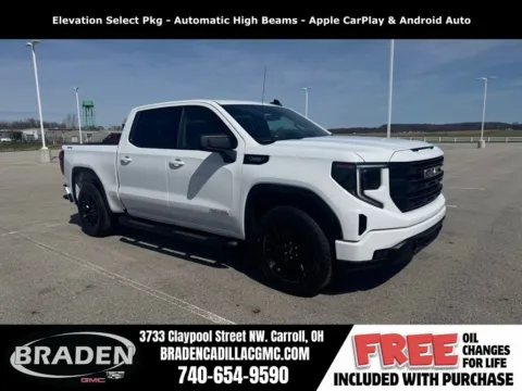 White 2026 GMC Sierra 1500 Elevation for sale in Carroll, OH