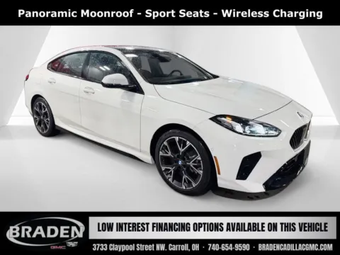 White 2025 BMW 2 Series 228 xDrive Gran Coupe for sale in Carroll, OH