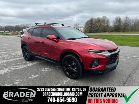 Red 2021 Chevrolet Blazer RS for sale in Carroll, OH