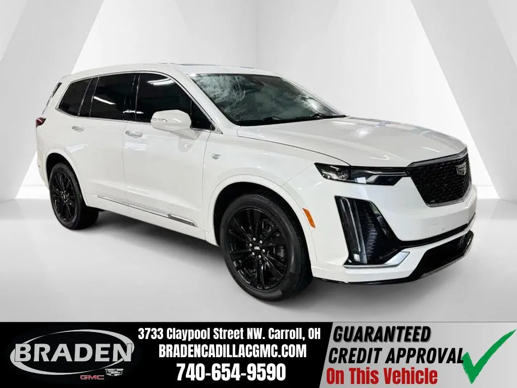 White 2023 Cadillac XT6 Premium Luxury for sale in Carroll, OH