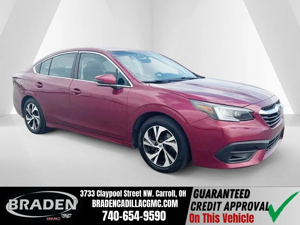 Red 2021 Subaru Legacy Premium for sale in Carroll, OH
