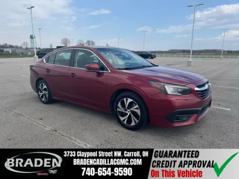 Red 2021 Subaru Legacy Premium for sale in Carroll, OH