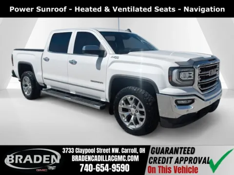 White 2018 GMC Sierra 1500 SLT for sale in Carroll, OH