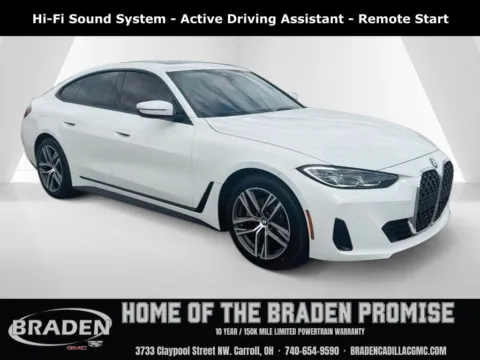 White 2023 BMW 4 Series 430i Gran Coupe for sale in Carroll, OH