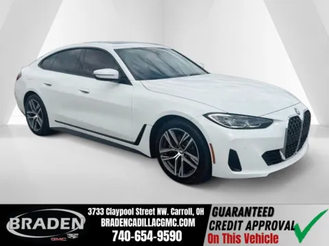 White 2023 BMW 4 Series 430i Gran Coupe for sale in Carroll, OH