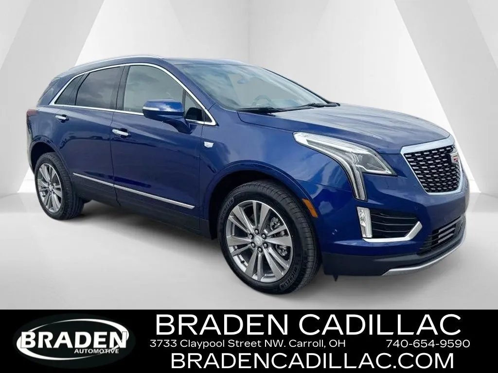 Blue 2026 Cadillac XT5 Premium Luxury for sale in Carroll, OH