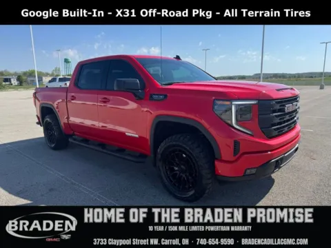 Red 2024 GMC Sierra 1500 Elevation for sale in Carroll, OH
