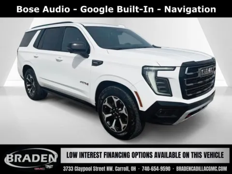 White 2026 GMC Yukon AT4 for sale in Carroll, OH