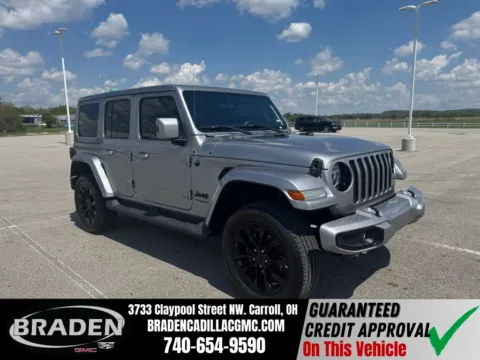 Silver 2020 Jeep Wrangler Unlimited Sahara High Altitude for sale in Carroll, OH